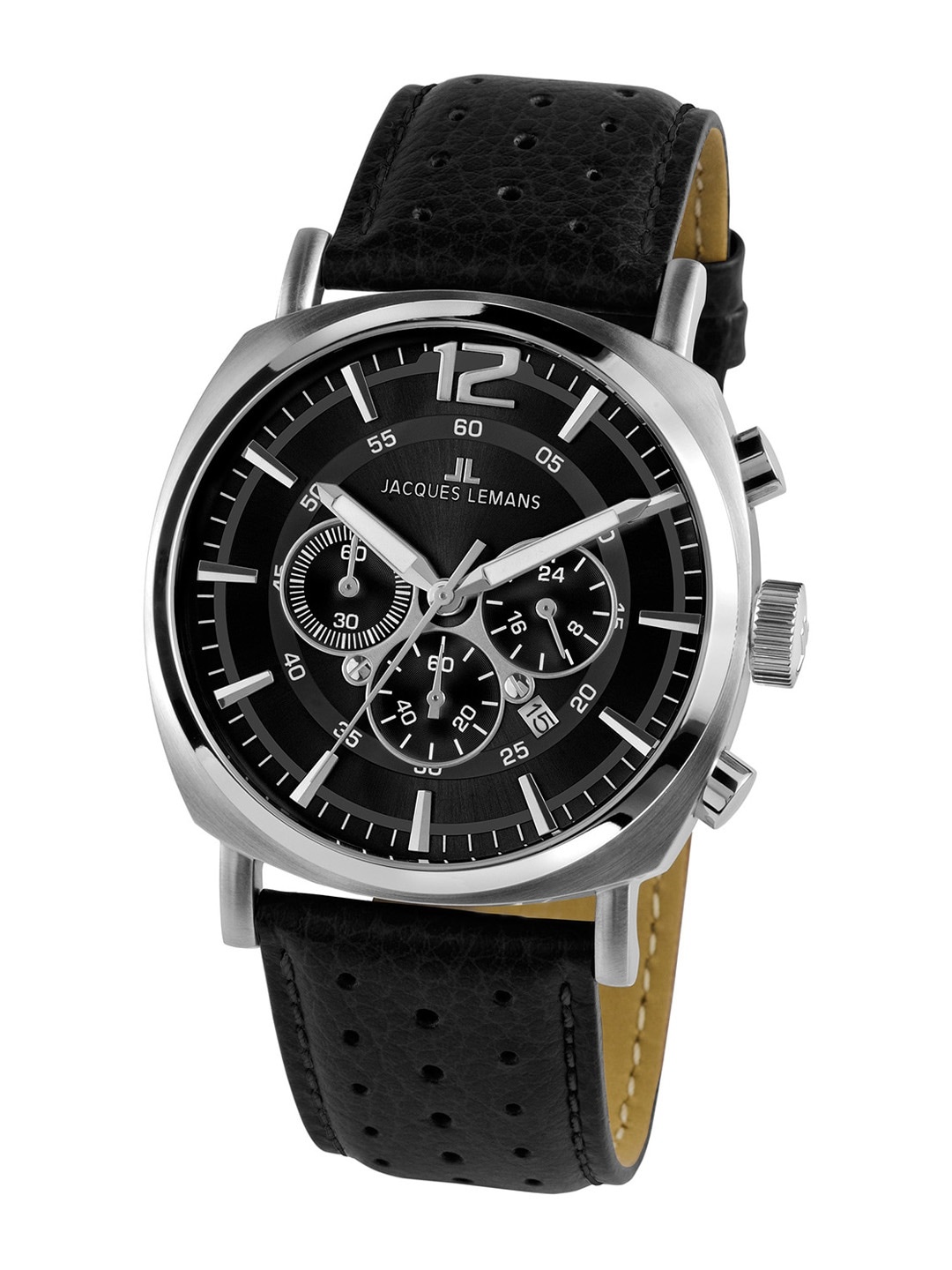 

Jacques Lemans Men Black Analogue Watch 1-1645A