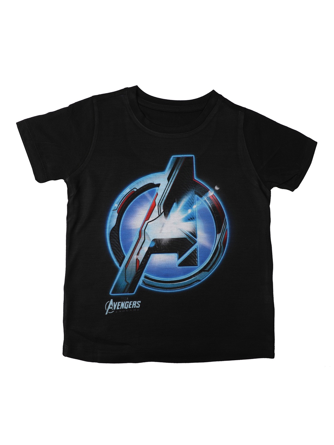 

Marvel by Wear Your Mind Boys Black Printed Round Neck T-shirt
