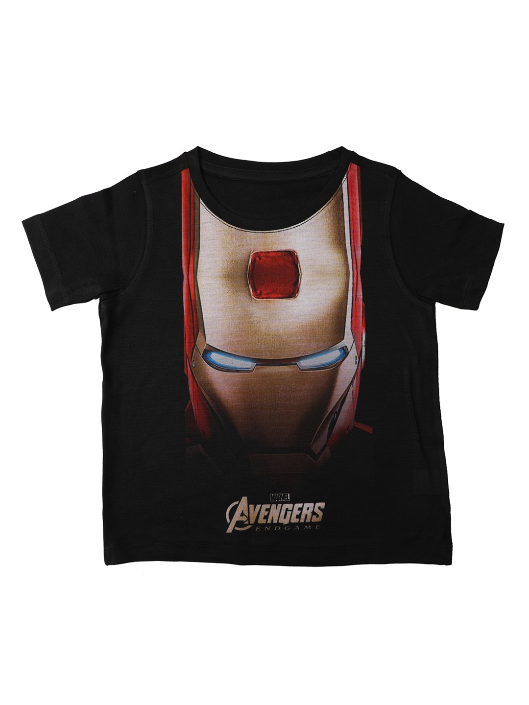 

Marvel by Wear Your Mind Boys Black Printed Round Neck T-shirt
