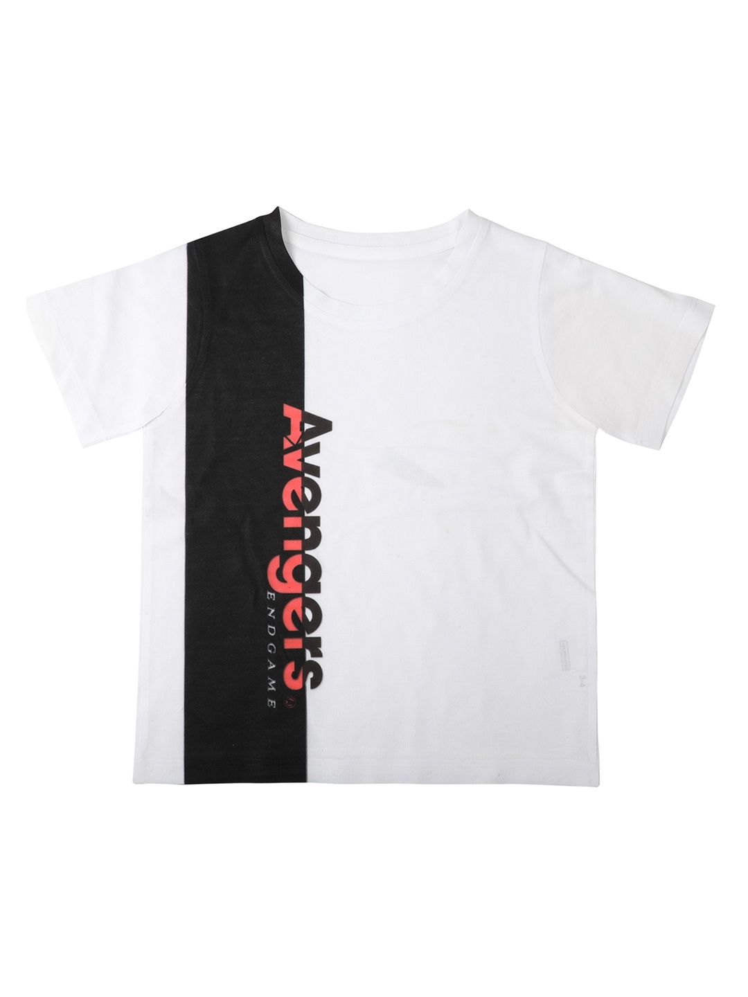 

Marvel by Wear Your Mind Boys White Printed Round Neck T-shirt