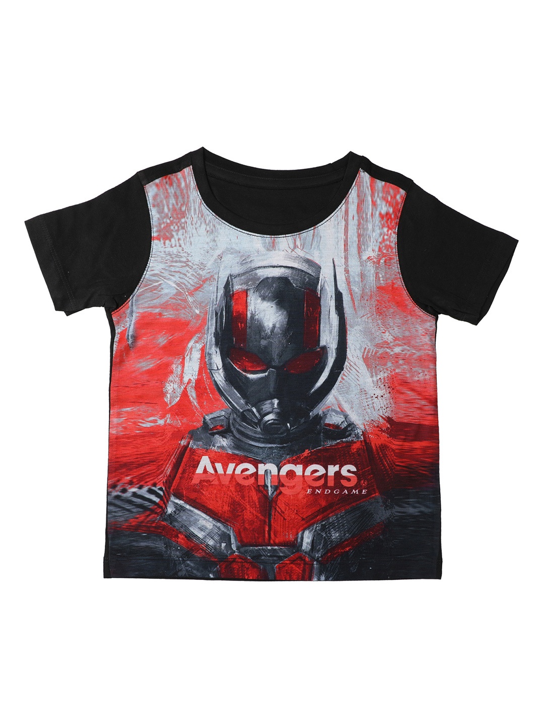 

Marvel by Wear Your Mind Boys Grey Iron Man Printed Round Neck T-shirt