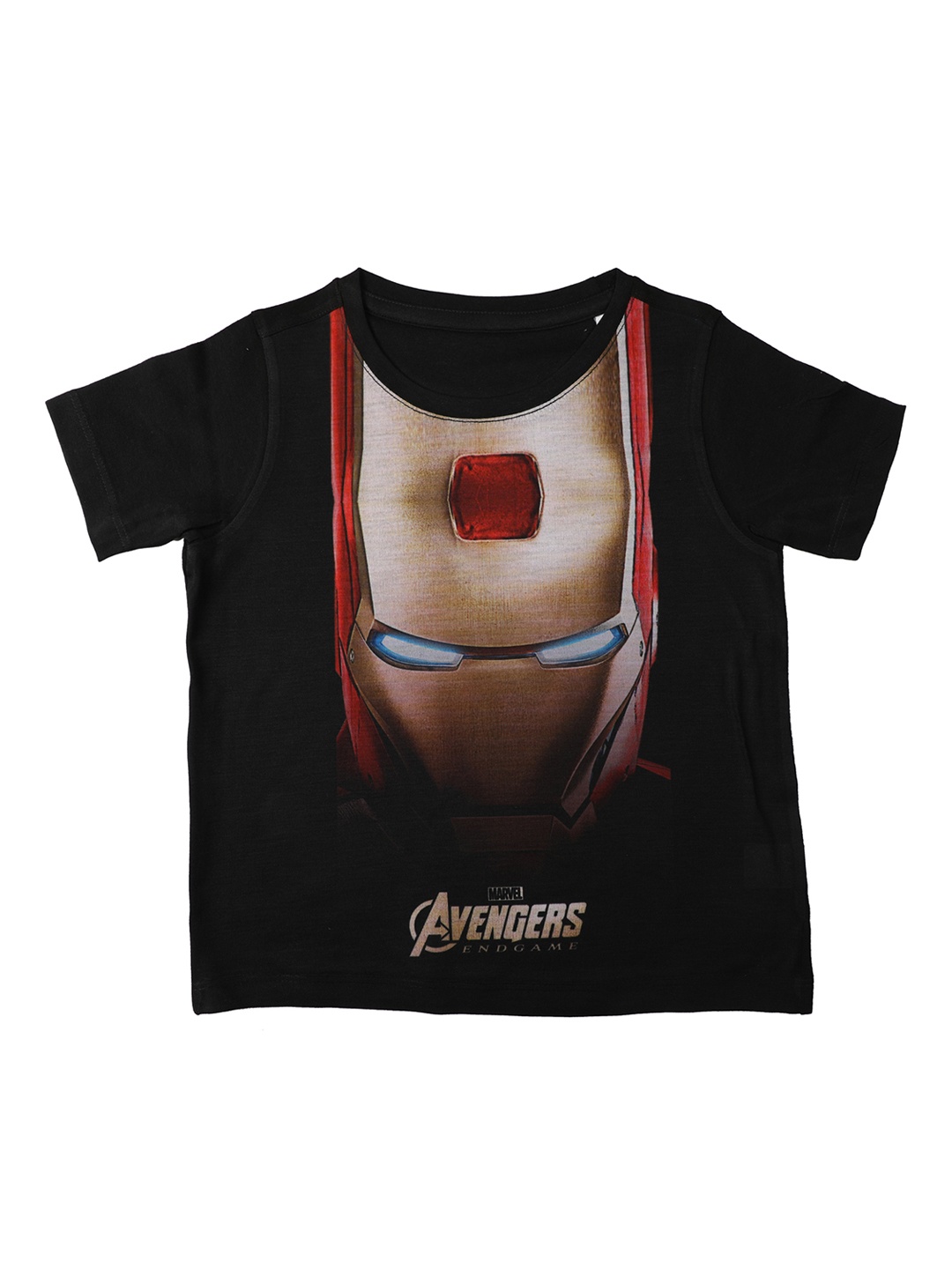 

Marvel by Wear Your Mind Boys Black Printed Round Neck T-shirt