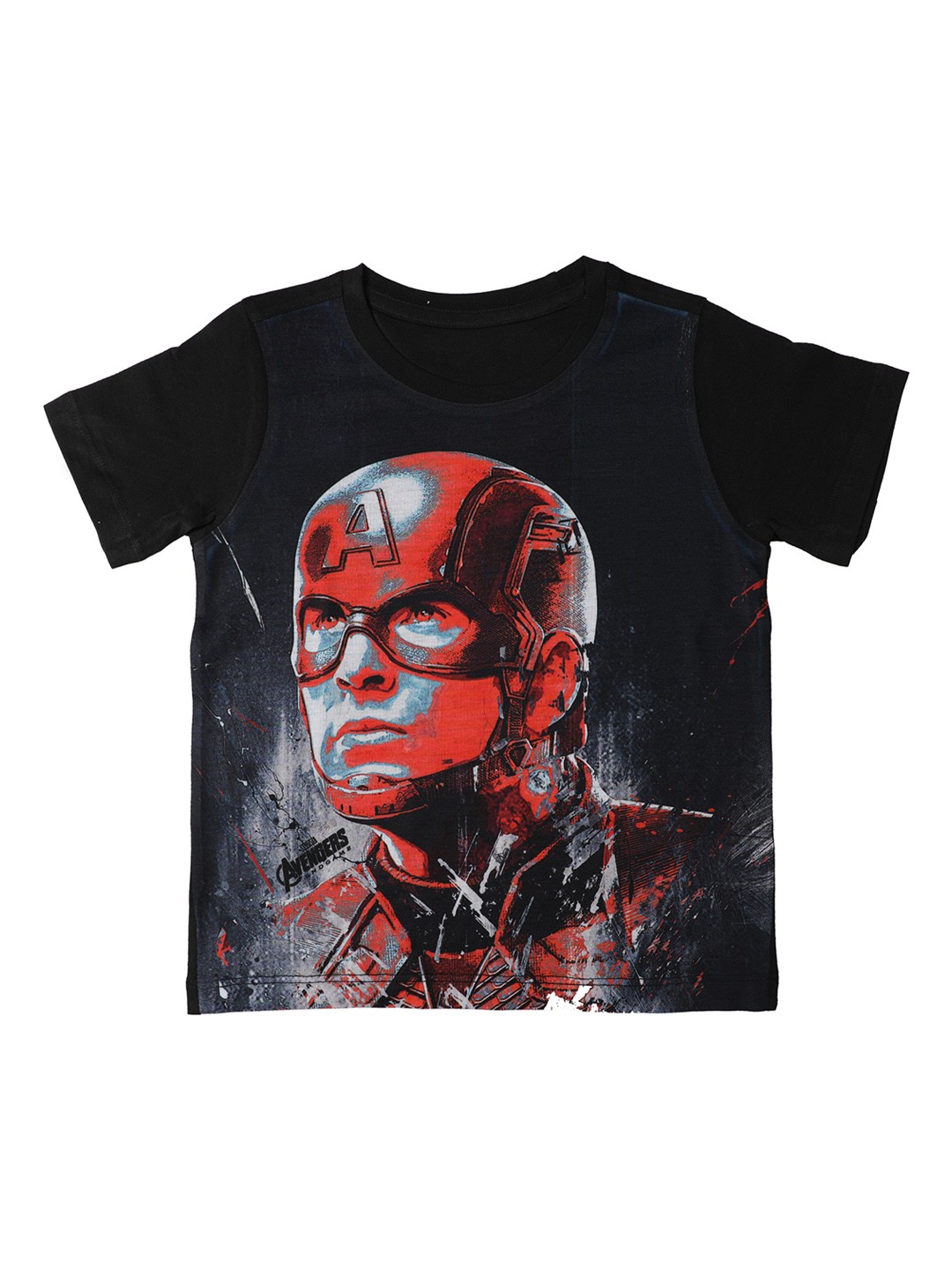 

Marvel by Wear Your Mind Boys Grey Printed Round Neck T-shirt
