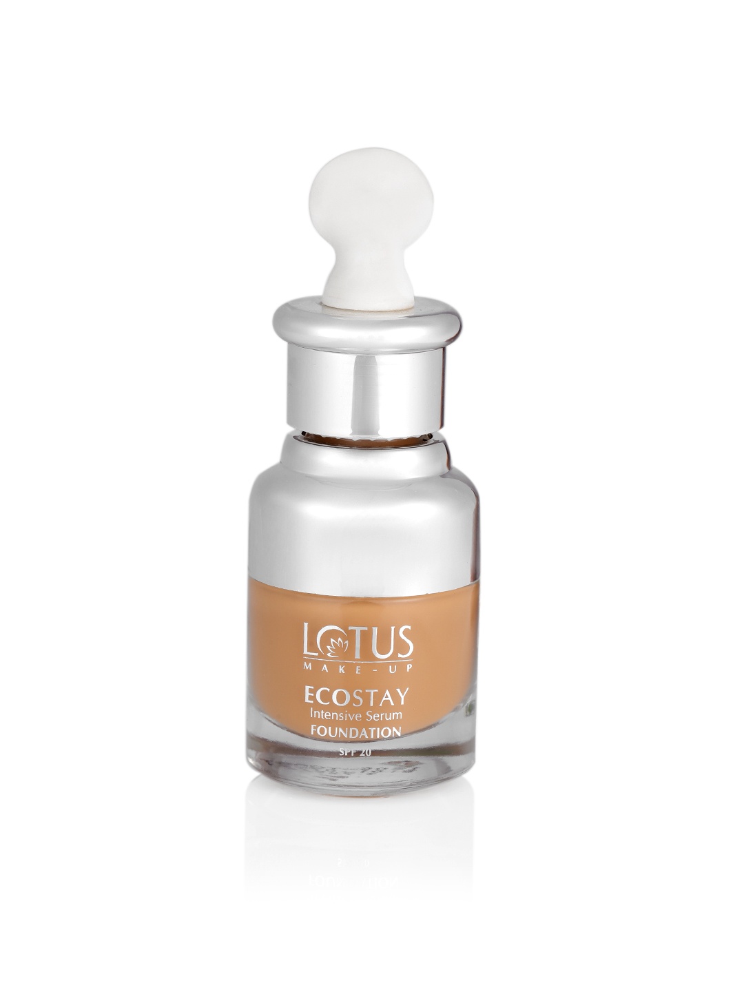 

Lotus Herbals Sustainable Ecostay SPF 20 Intensive Serum Foundation - Toast 20 ml, Beige