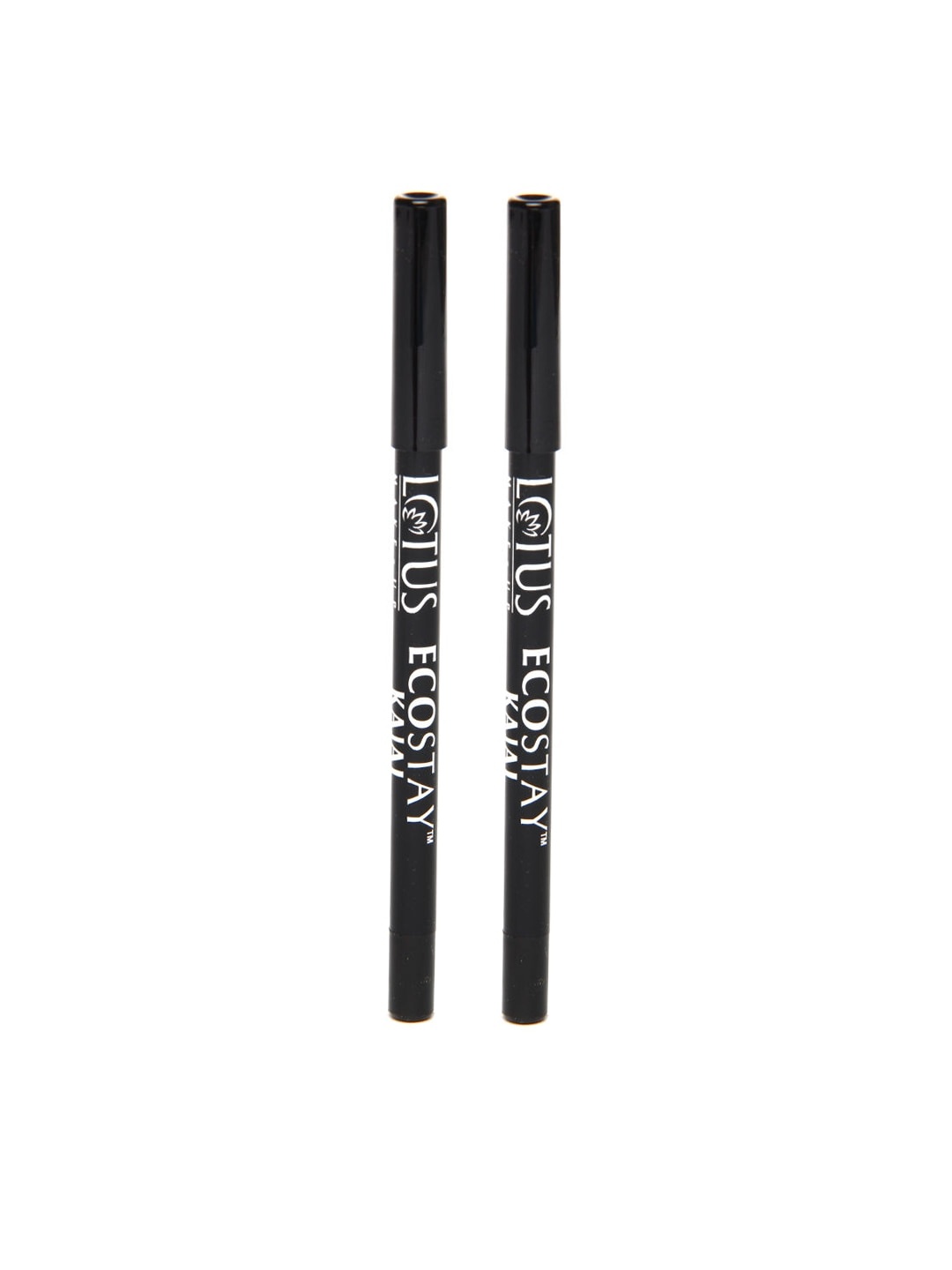 

Lotus Herbals Sustainable Set of 2 Make-Up Ecostay Kajal, Black