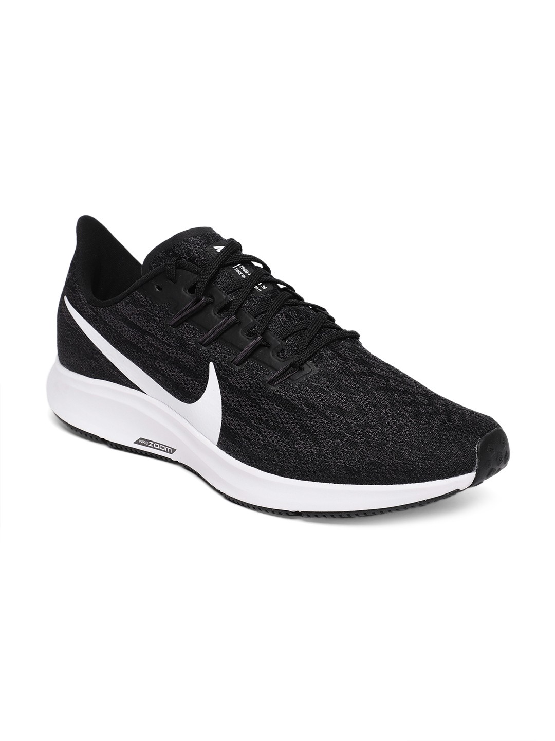 

Nike Men Black AIR ZOOM PEGASUS 36 Running Shoes