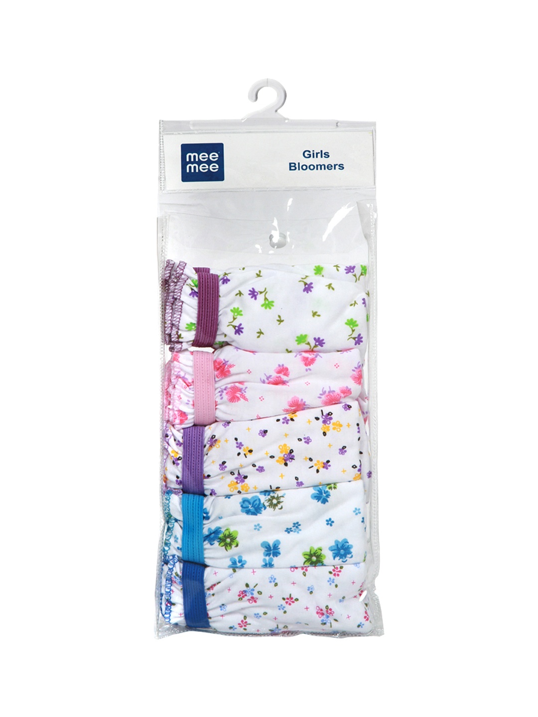 

MeeMee Girls Pack of 5 Assorted Briefs GAKL01BLOOMERPK5