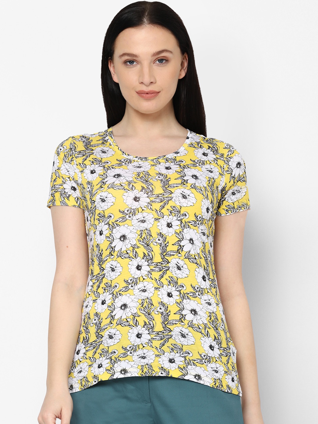 

Allen Solly Woman Black Printed Top