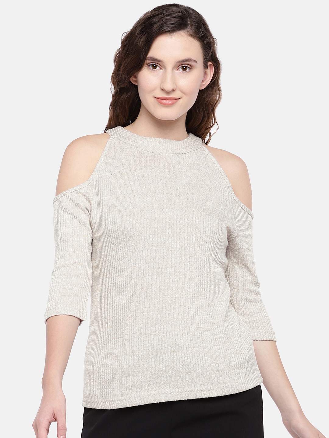 

Globus Women Beige Solid Top