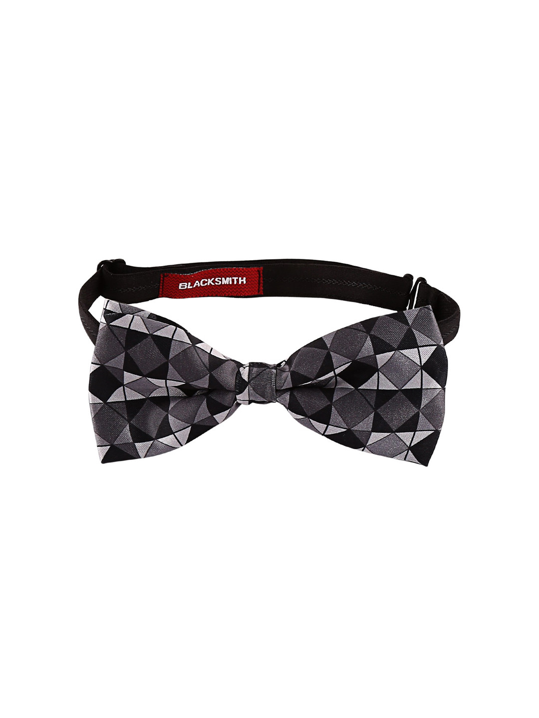 

Blacksmith Men Grey Printed Bow Tie
