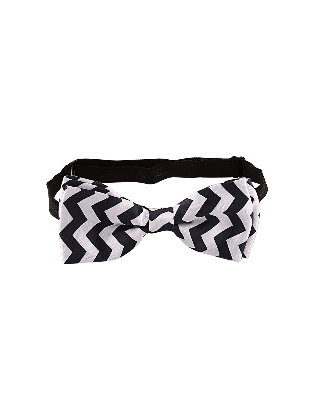 

Blacksmith Men Black & White Printed Bow Tie