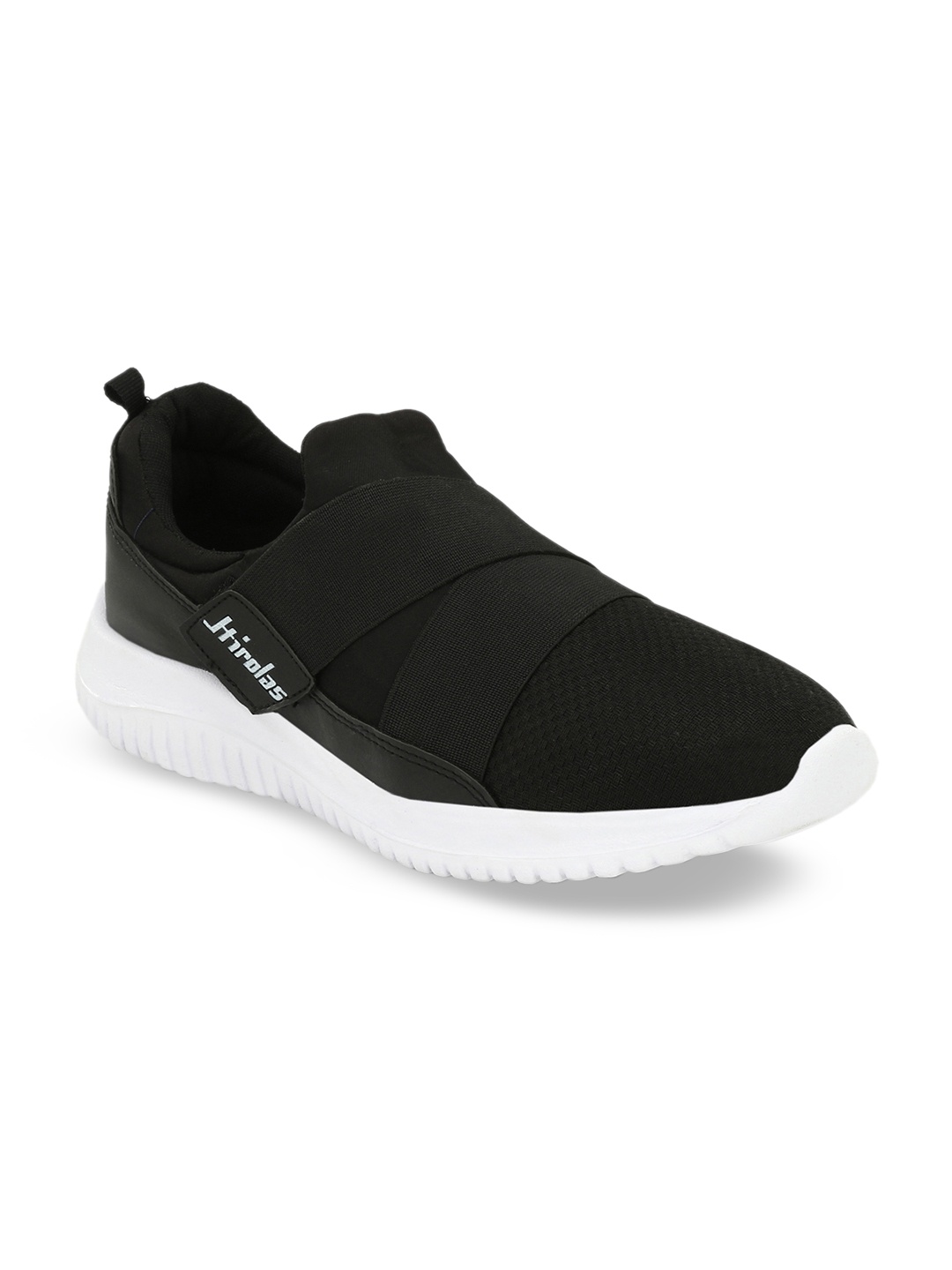 

HIROLAS Men Black Walking Shoes