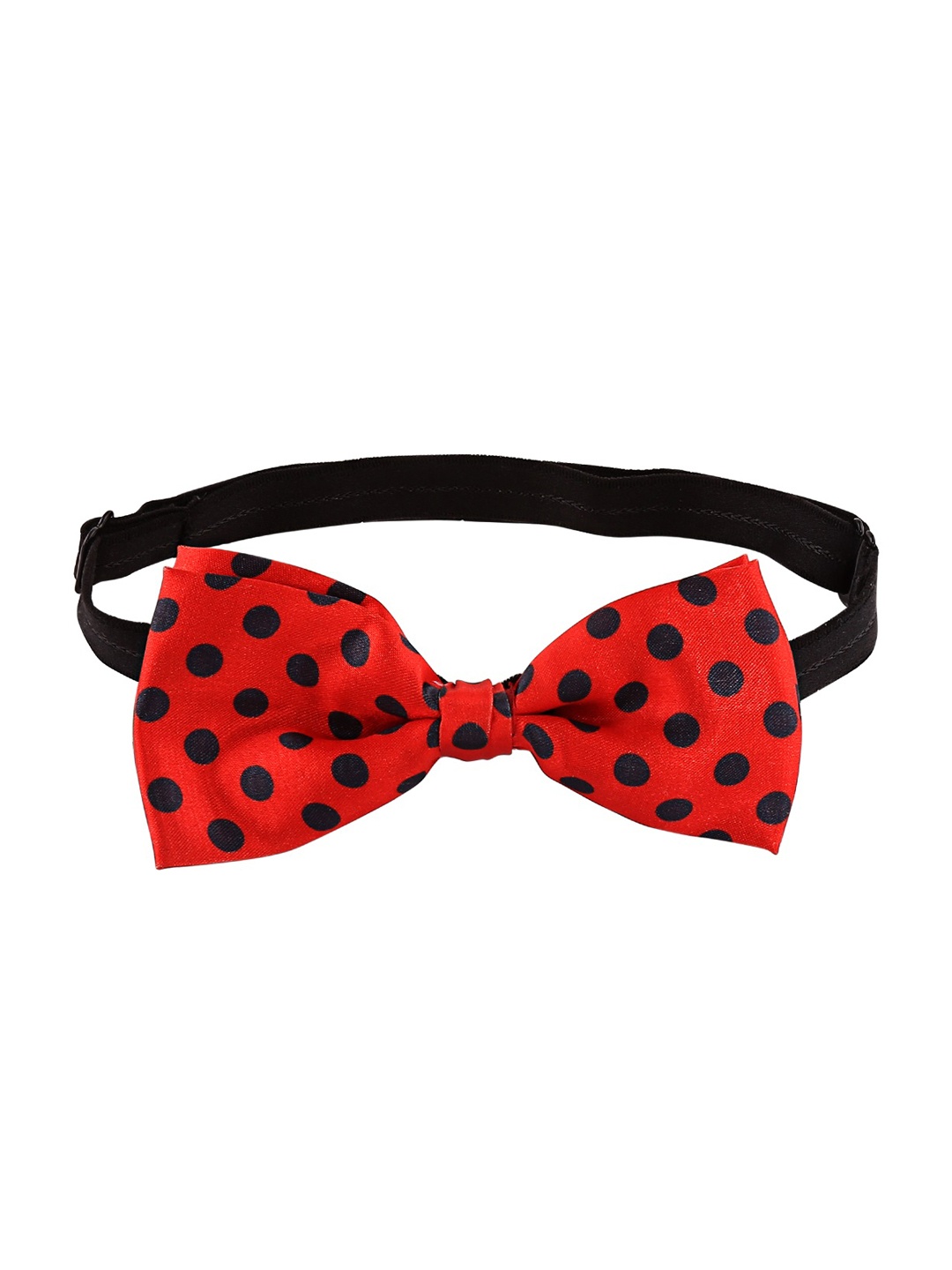 

Blacksmith Red Printed Bow Tie