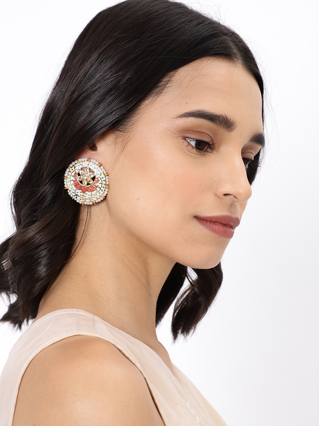

Fida Multicoloured Circular Studs, Multi