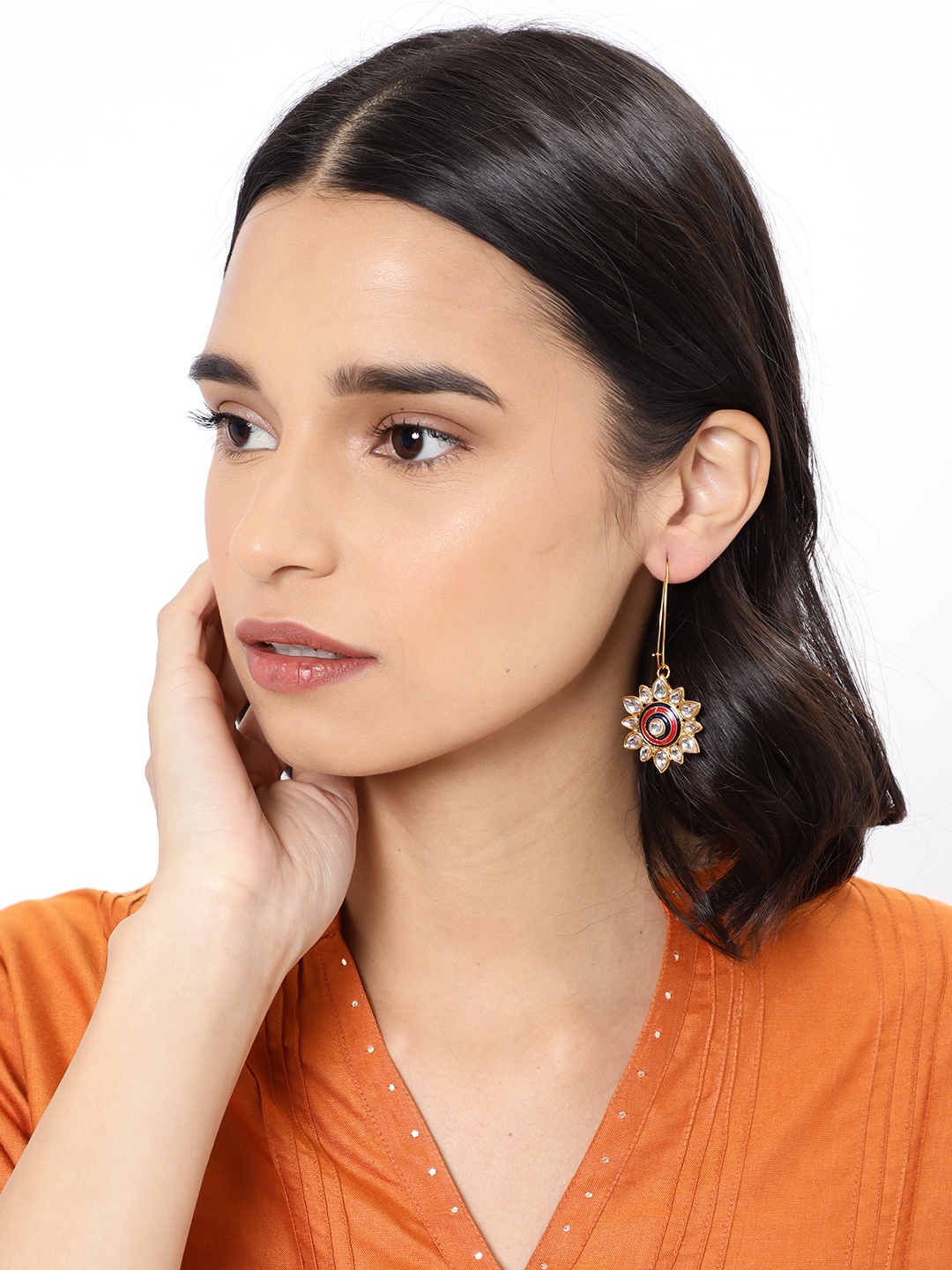 

Fida Multicoloured Petals of Flora Drop Earrings, Multi