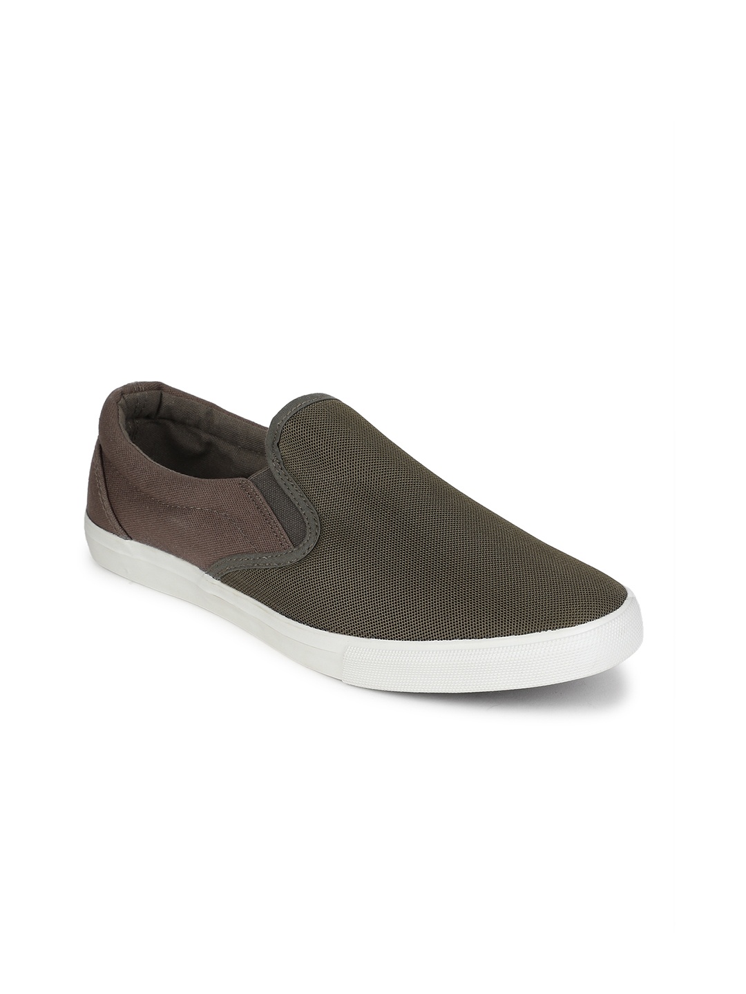 

Allen Solly Men Olive Green & Brown Sneakers
