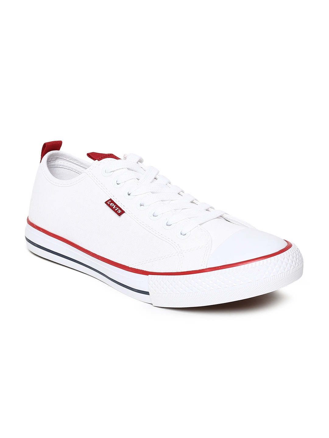 

Levis Men White Stan Buck Ribbon Sneakers