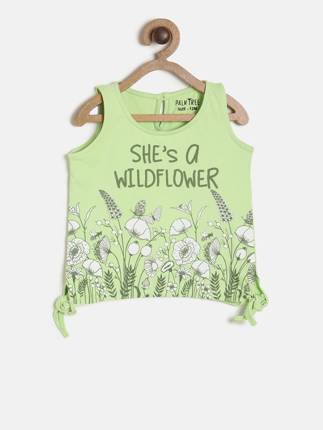 

Palm Tree Girls Green Printed Top