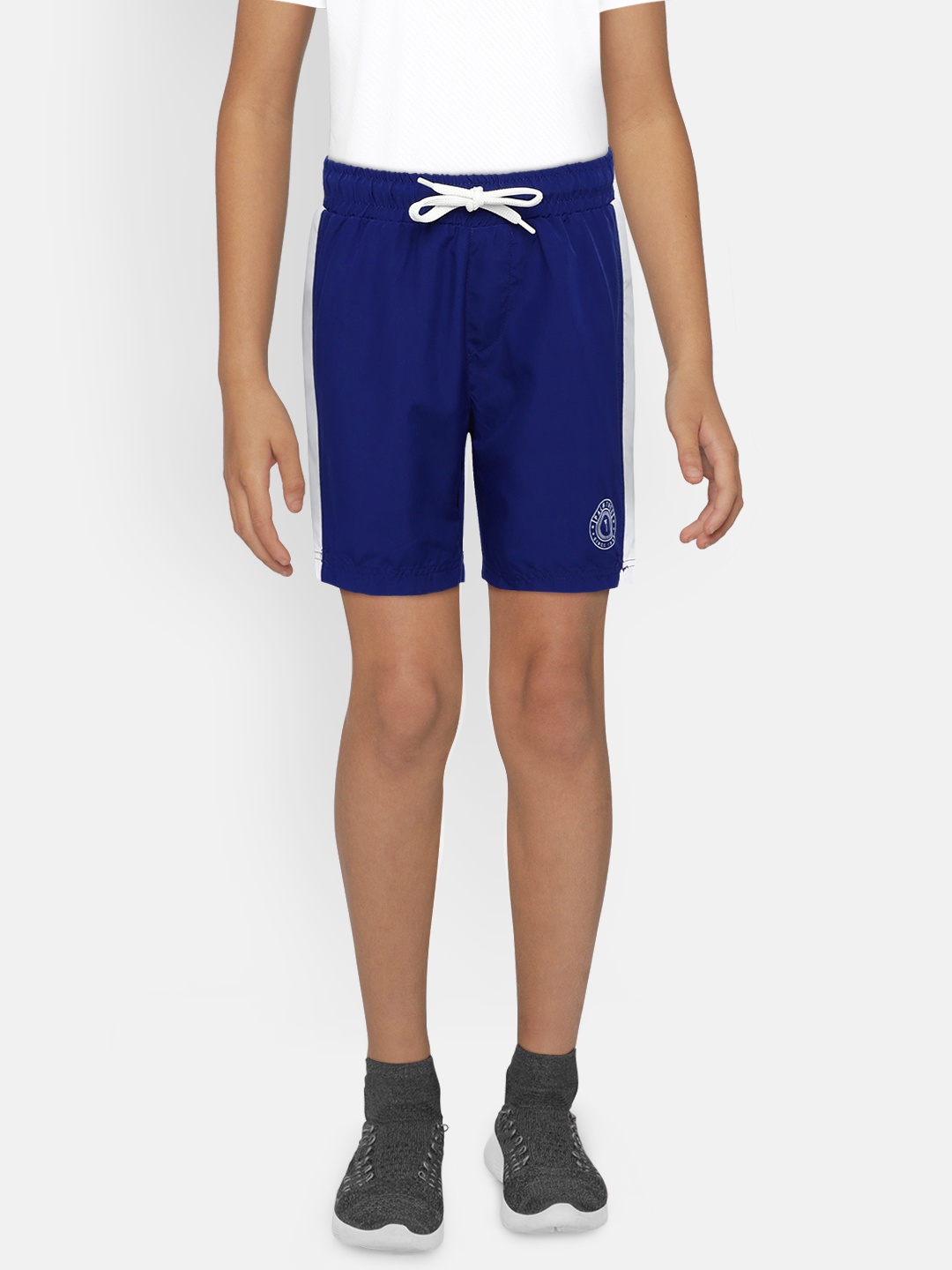 

Palm Tree Boys Blue Solid Regular Shorts