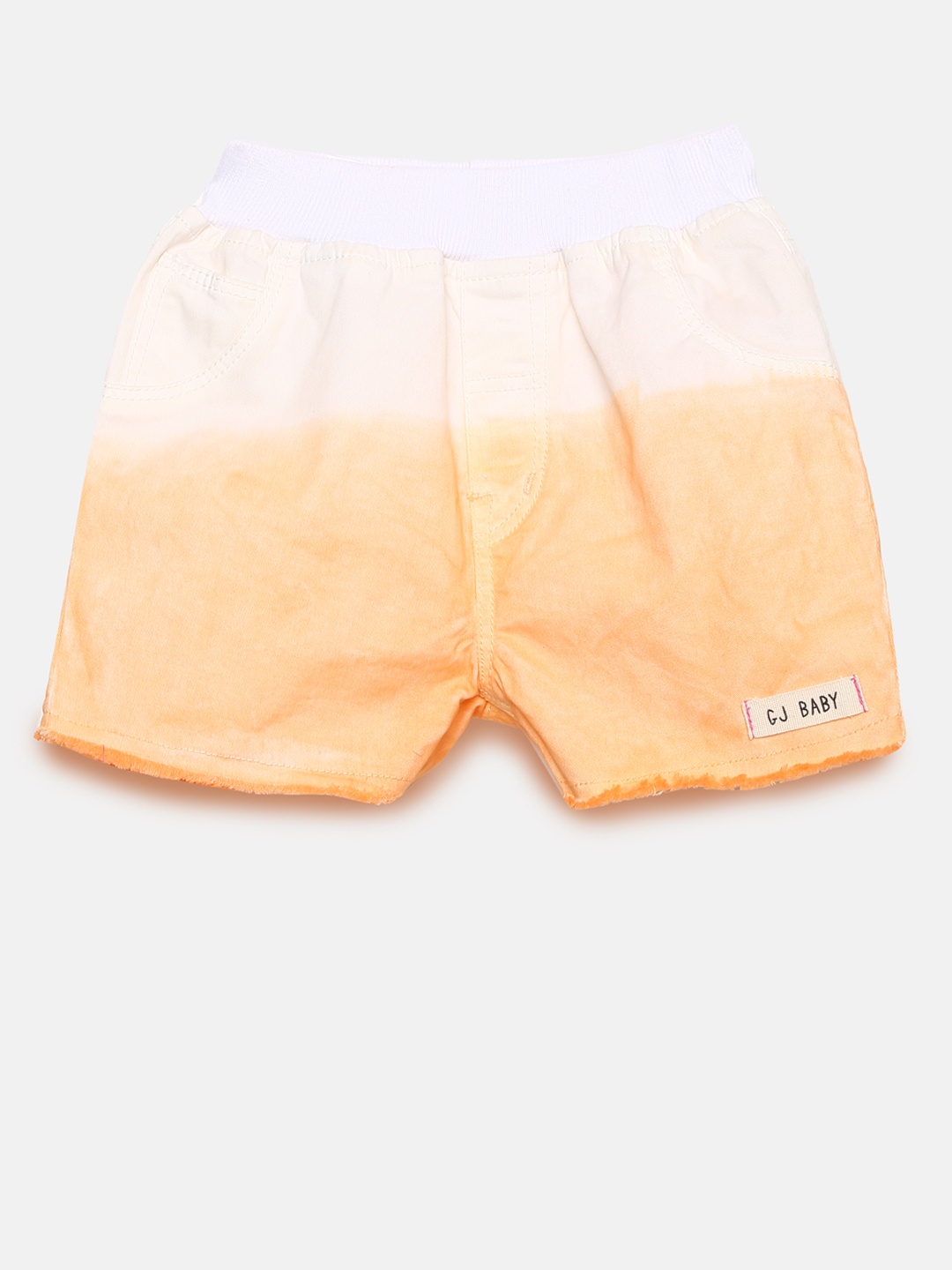 

Gini and Jony Girls Orange Solid Regular Fit Shorts