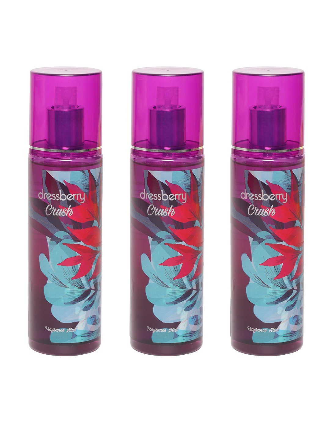 

DressBerry Set of 3 Crush Fragrance Mist, Purple