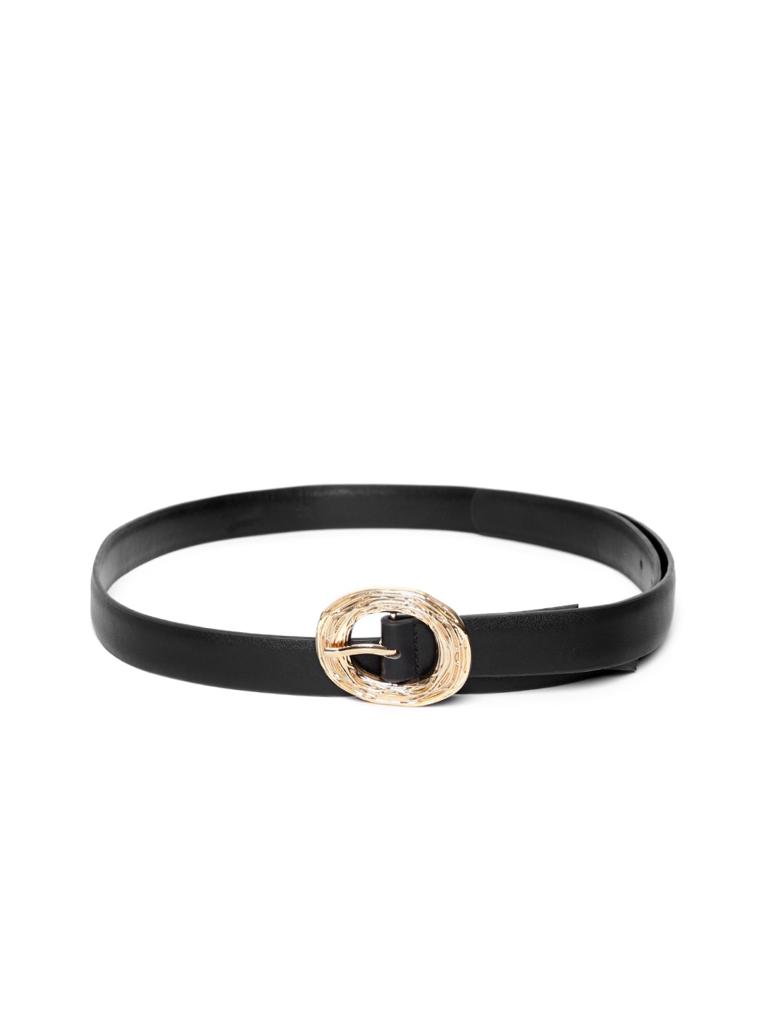 

MANGO Women Black Solid Belt