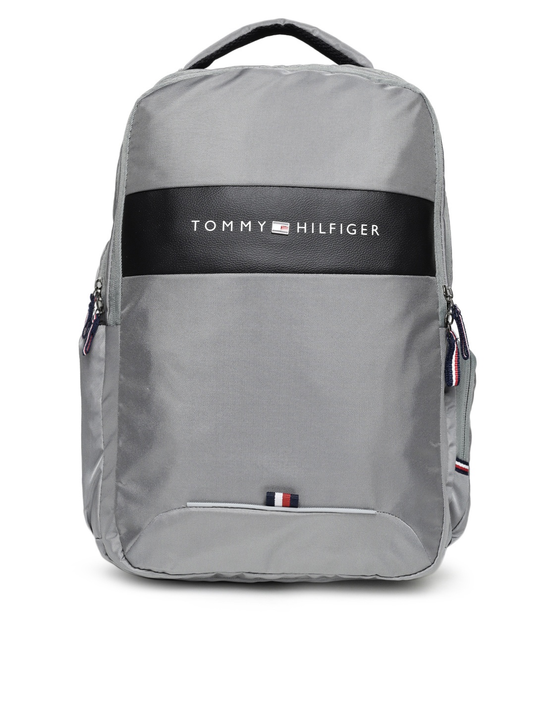 

Tommy Hilfiger Unisex Grey Solid Backpack