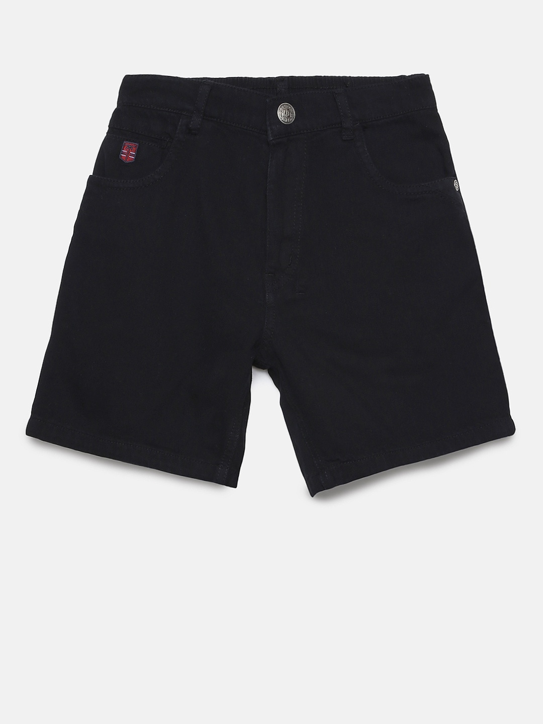 

Palm Tree Boys Black Solid Regular Fit Regular Shorts