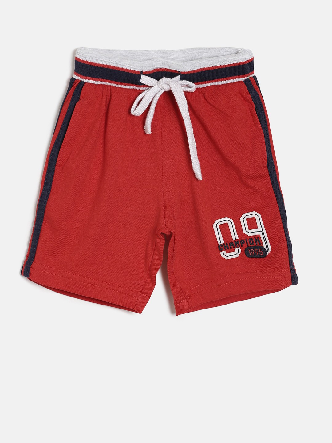 

Palm Tree Boys Red Solid Regular Fit Shorts