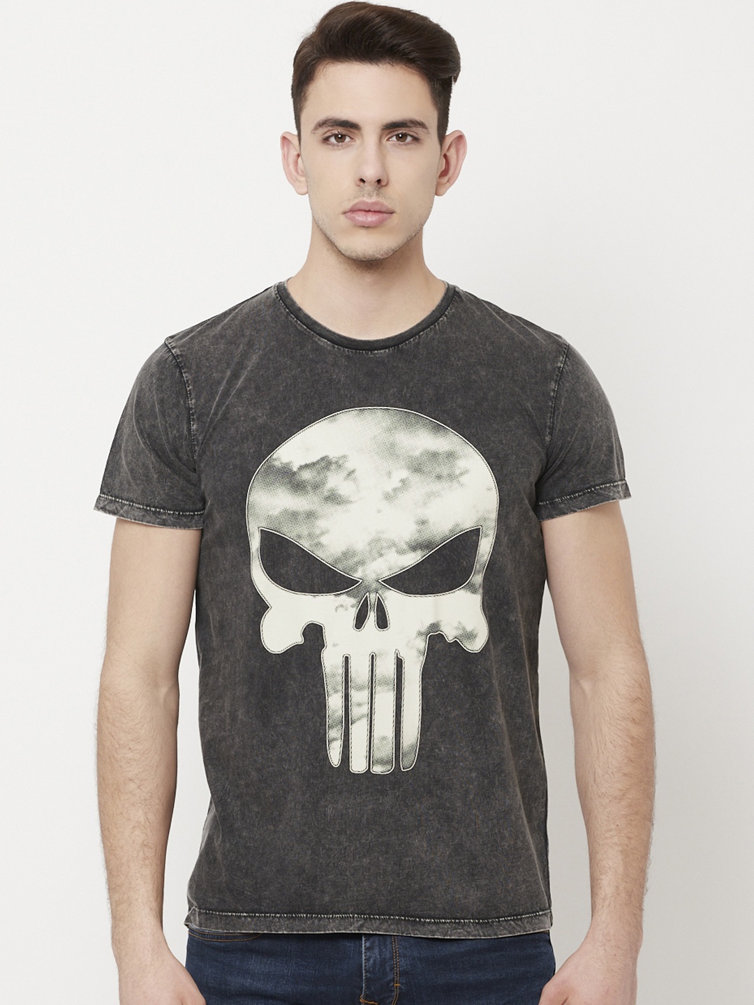 

Free Authority Punisher Featured Black Tshirt for Men