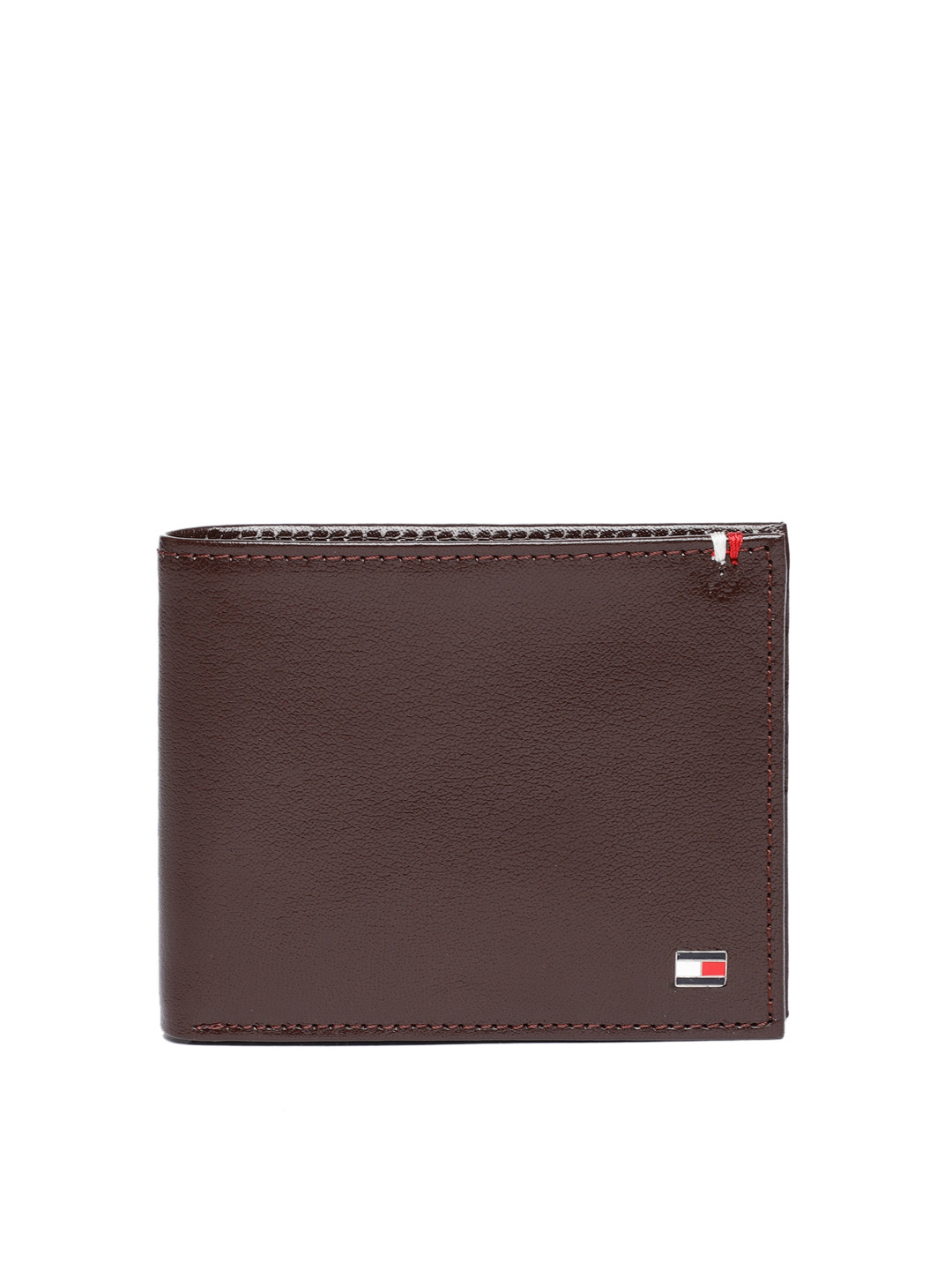 

Tommy Hilfiger Men Brown Solid Two Fold Leather Wallet