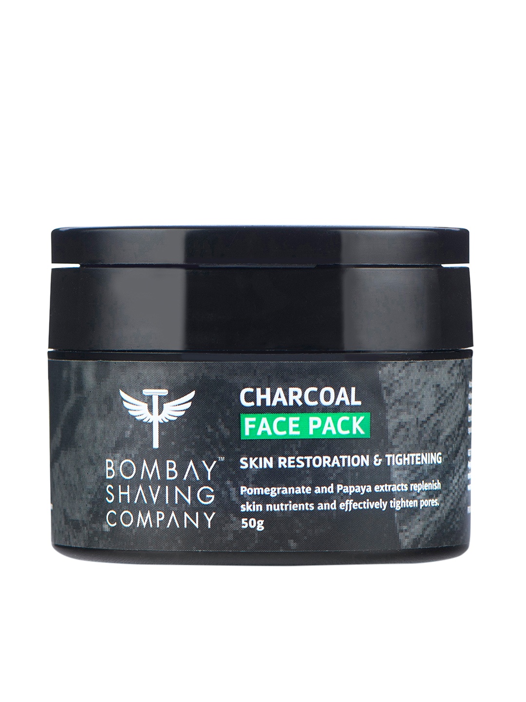 

Bombay Shaving Company Unisex Charcoal Face Pack 50gm, Black