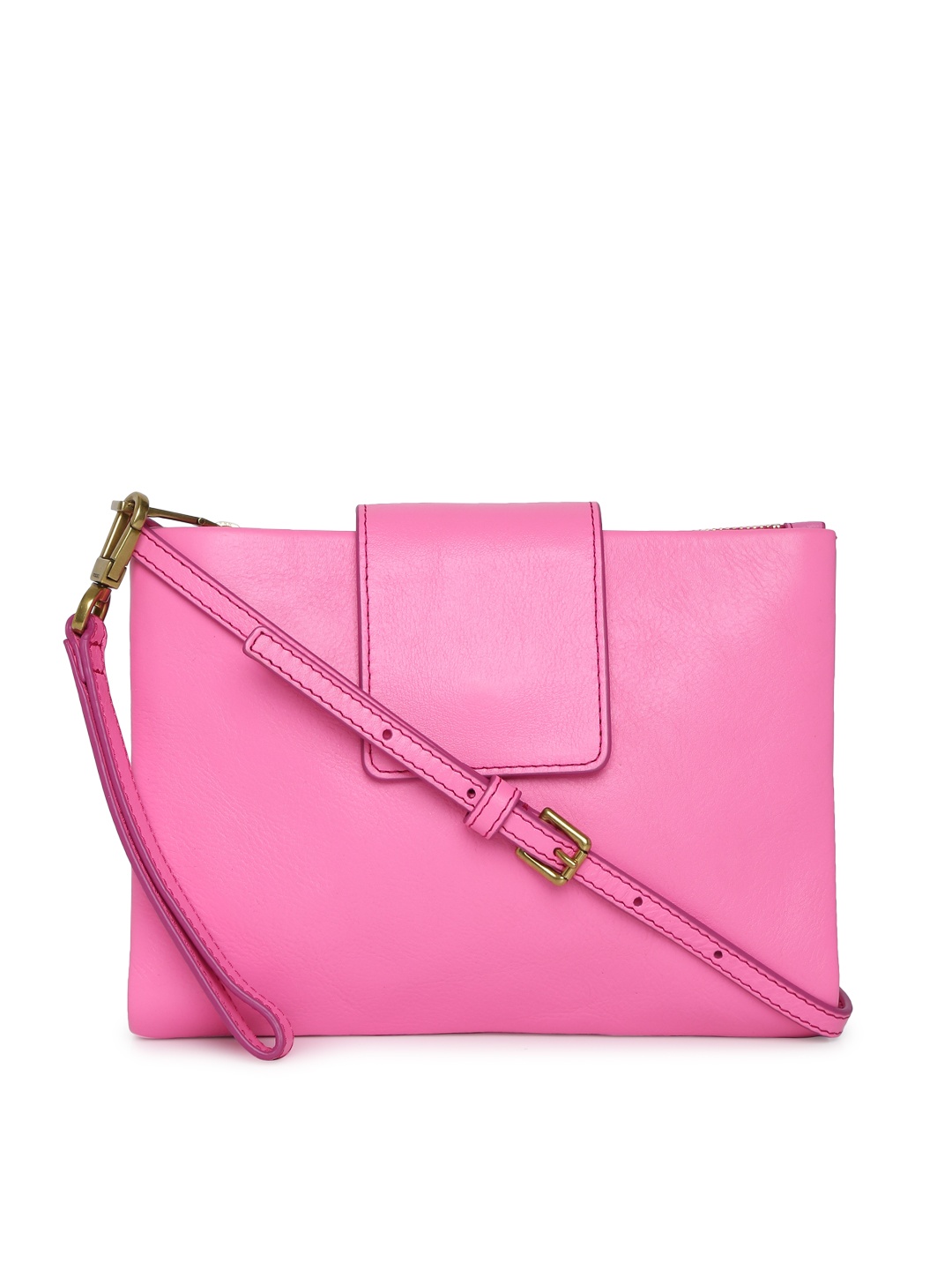 

Fossil Pink Solid Sling Bag