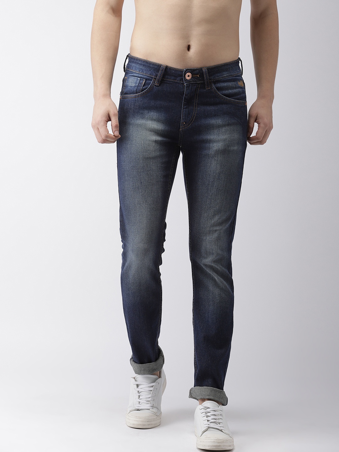 

Flying Machine Men Blue Jackson Skinny Fit Low-Rise Clean Look Stretchable Jeans