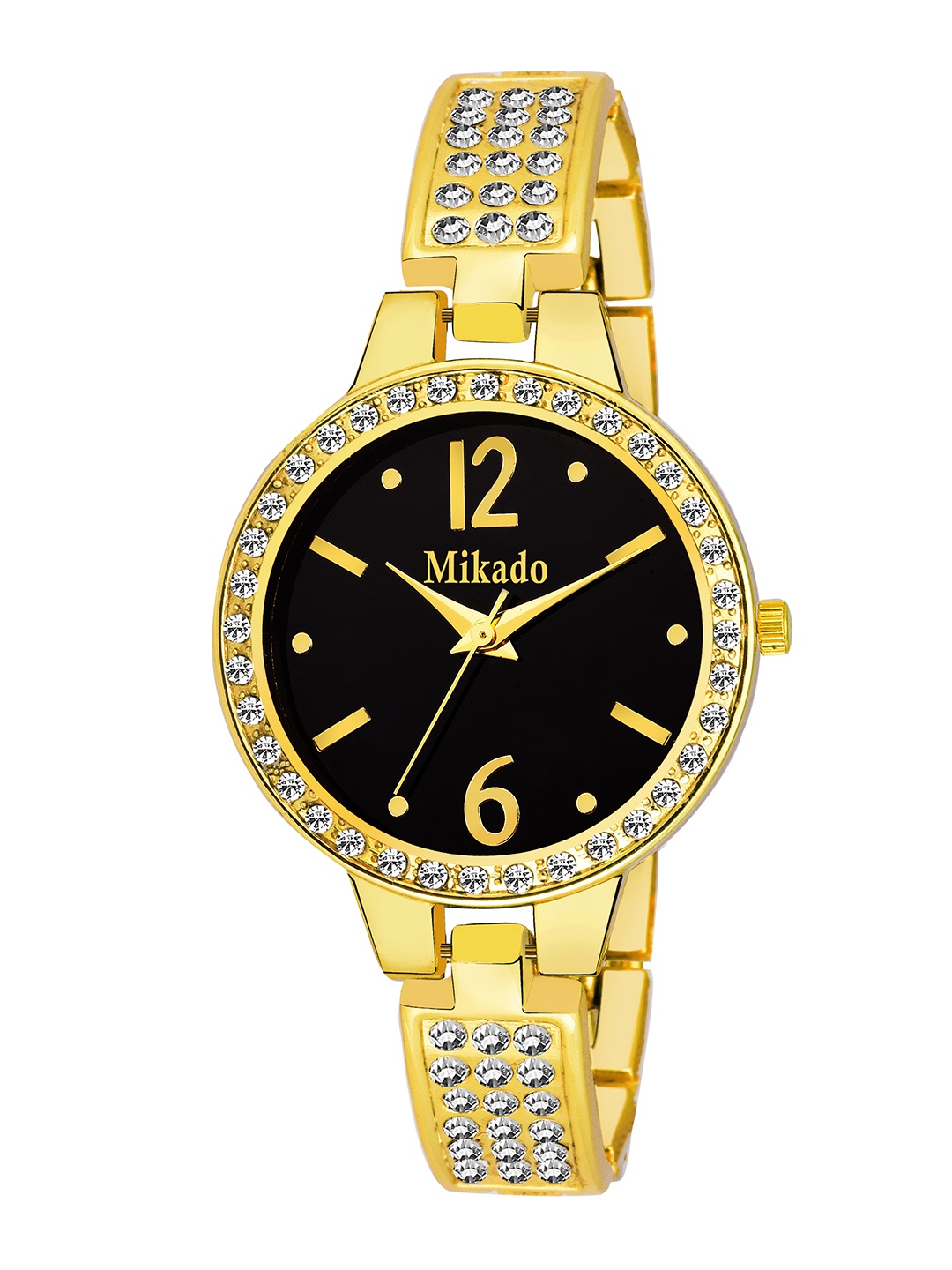 

Mikado Women Black & Gold-Toned Analogue Watch 291