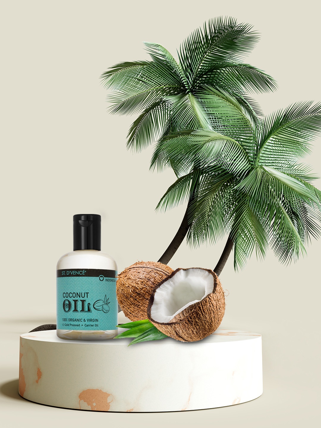 

ST. DVENCE Unisex 100% Organic & Virgin Coconut Oil 100ml, Transparent