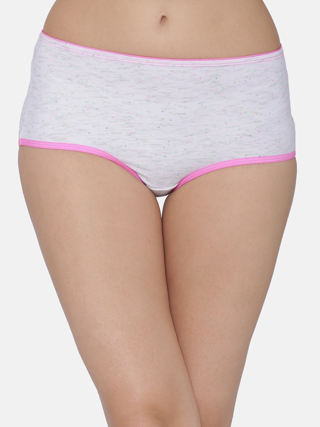 

Clovia Women Off White Printed Hipster Brief PN3170P18XL