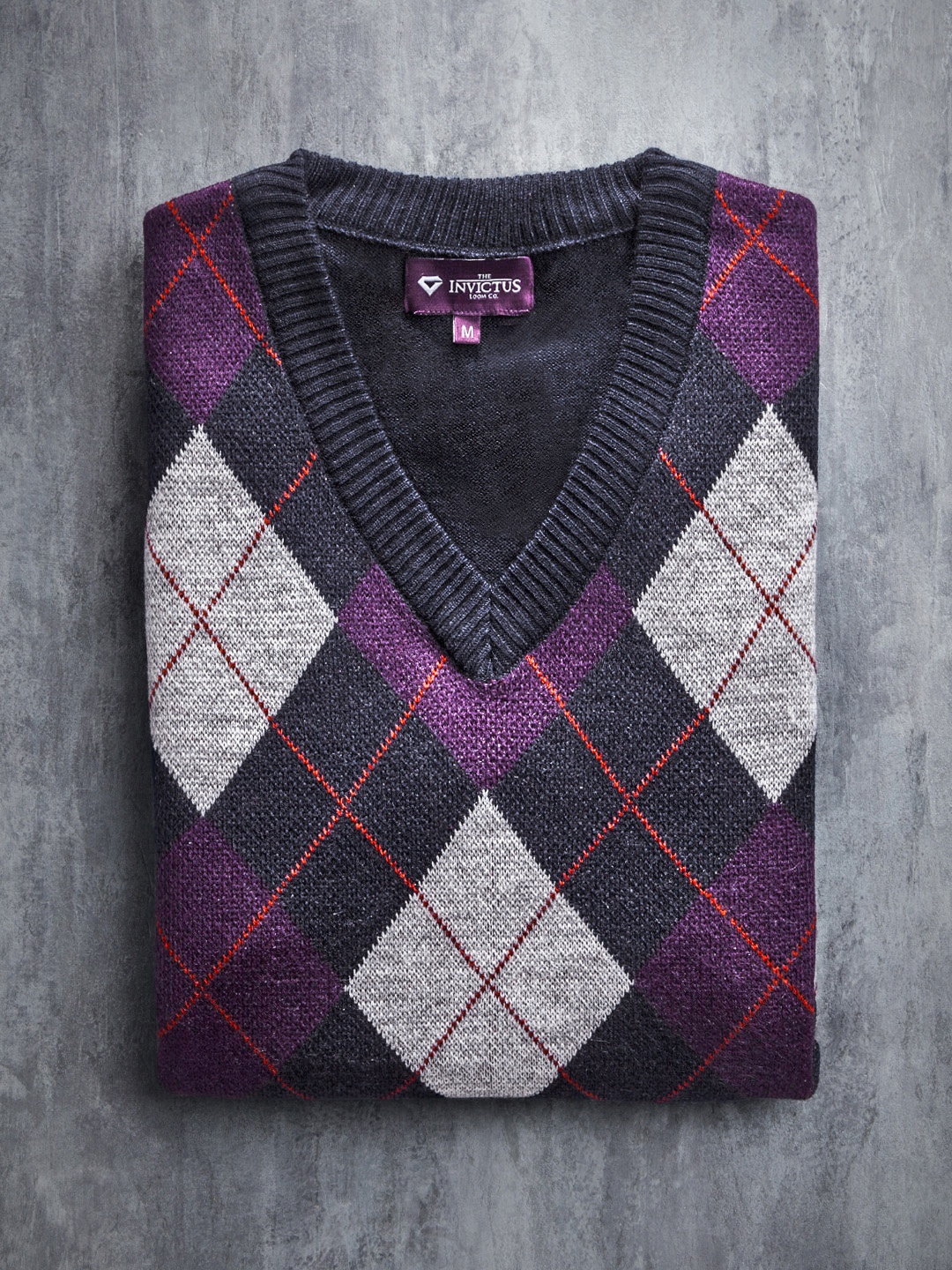 

INVICTUS Navy Sleeveless Sweater, Navy blue