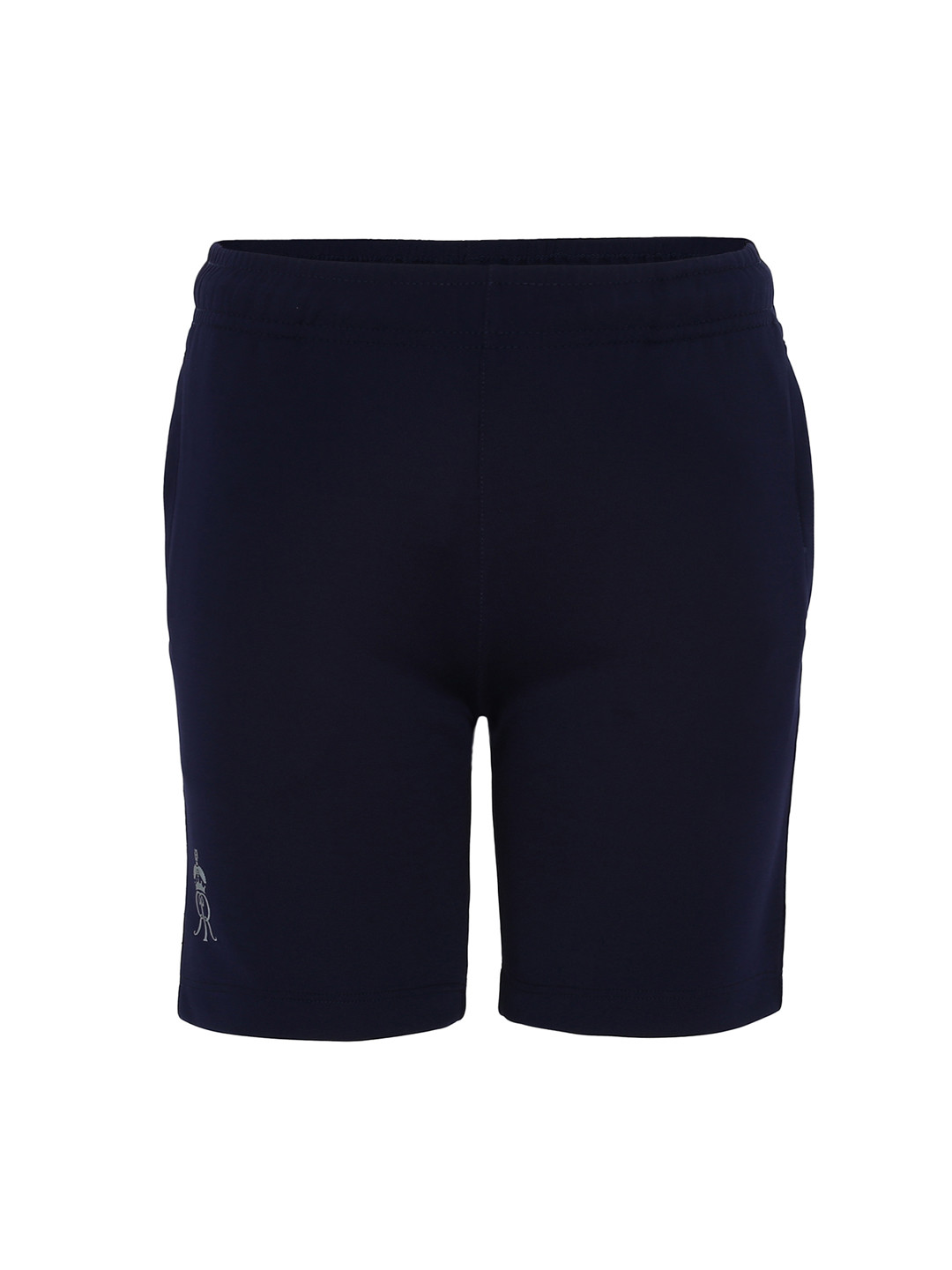 

Alcis Boys Navy Blue Solid Slim Fit Rajasthan Royals Sports Shorts
