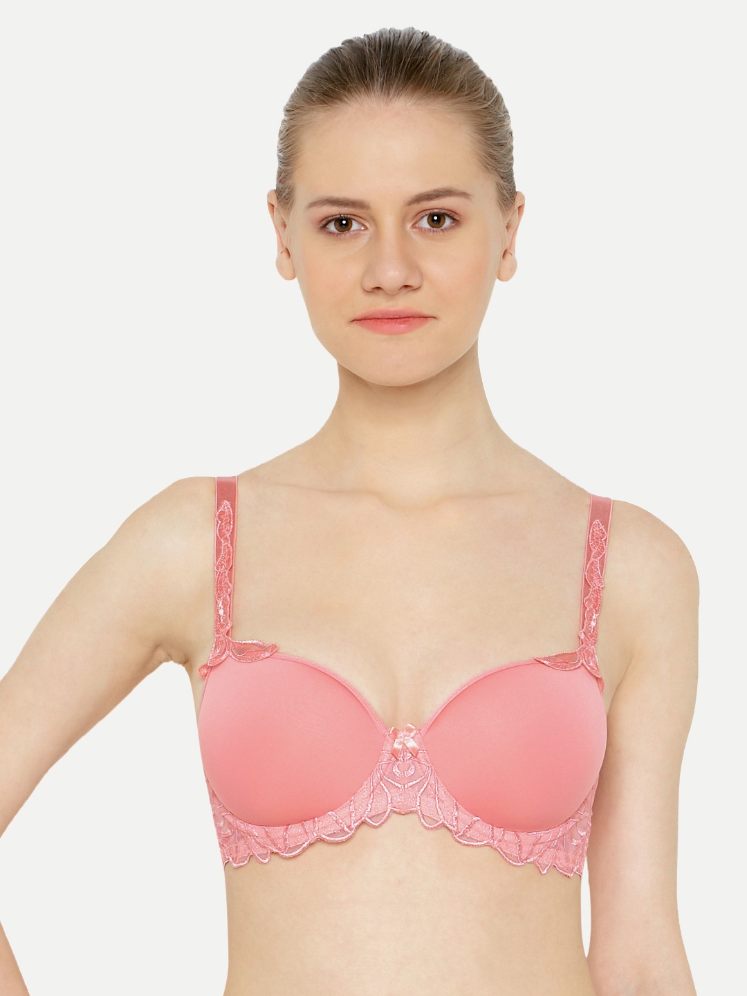 

Triumph Modern Finesse 01 Wired Padded Spacer Cup T-Shirt Bra, Pink