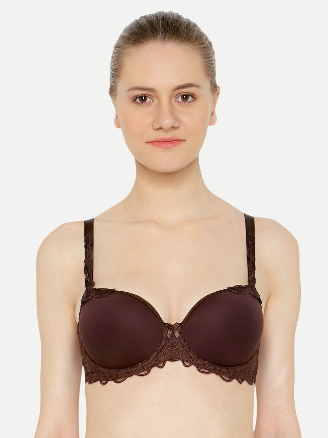 

Triumph Modern Finesse 01 Wired Padded Spacer Cup T-Shirt Bra, Brown