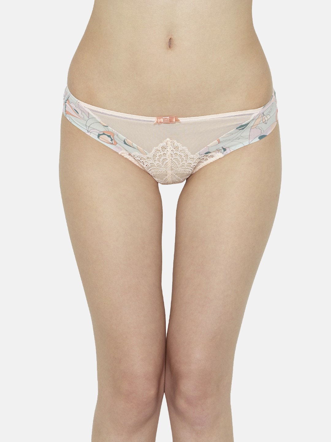 

Triumph Groovy Spotlight Modern Lace Tai Brief, Green