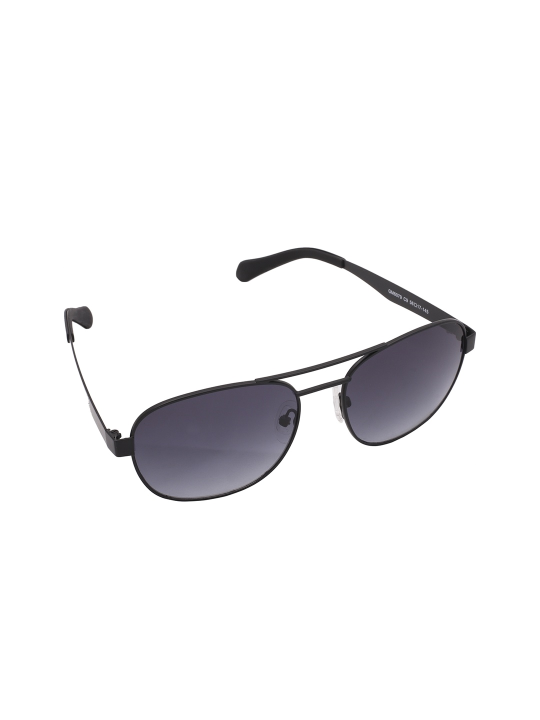 

GIO COLLECTION Men Rectangle Sunglasses GM6079C09, Black