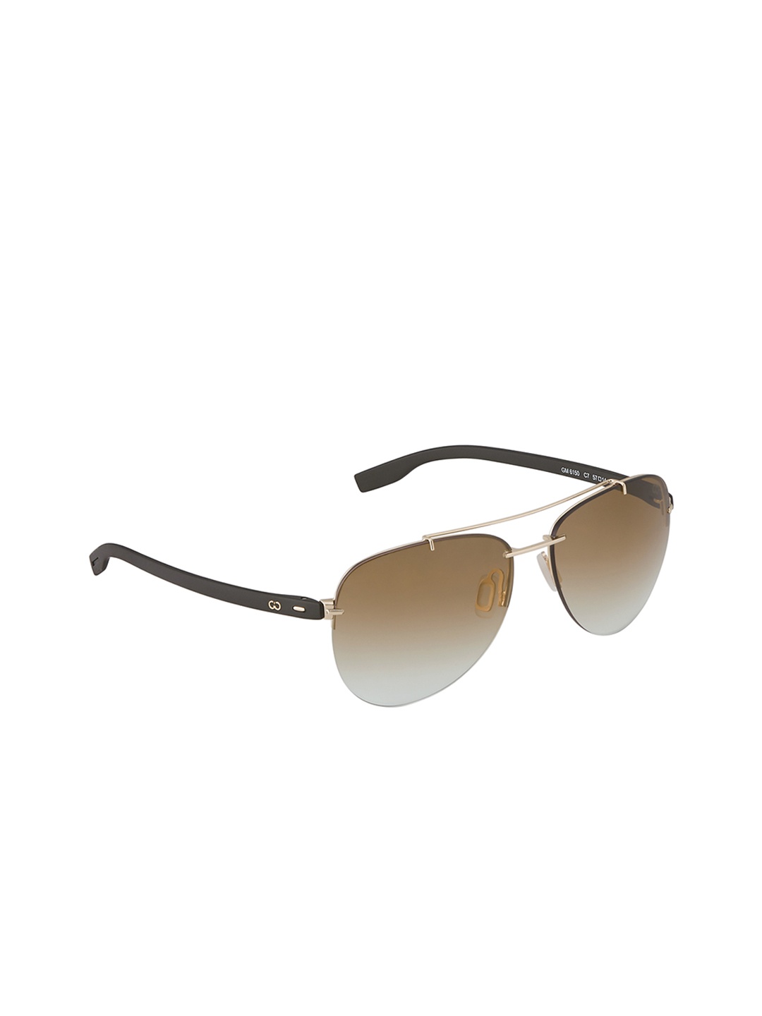 

GIO COLLECTION Men Aviator Sunglasses GM6150C07, Gold