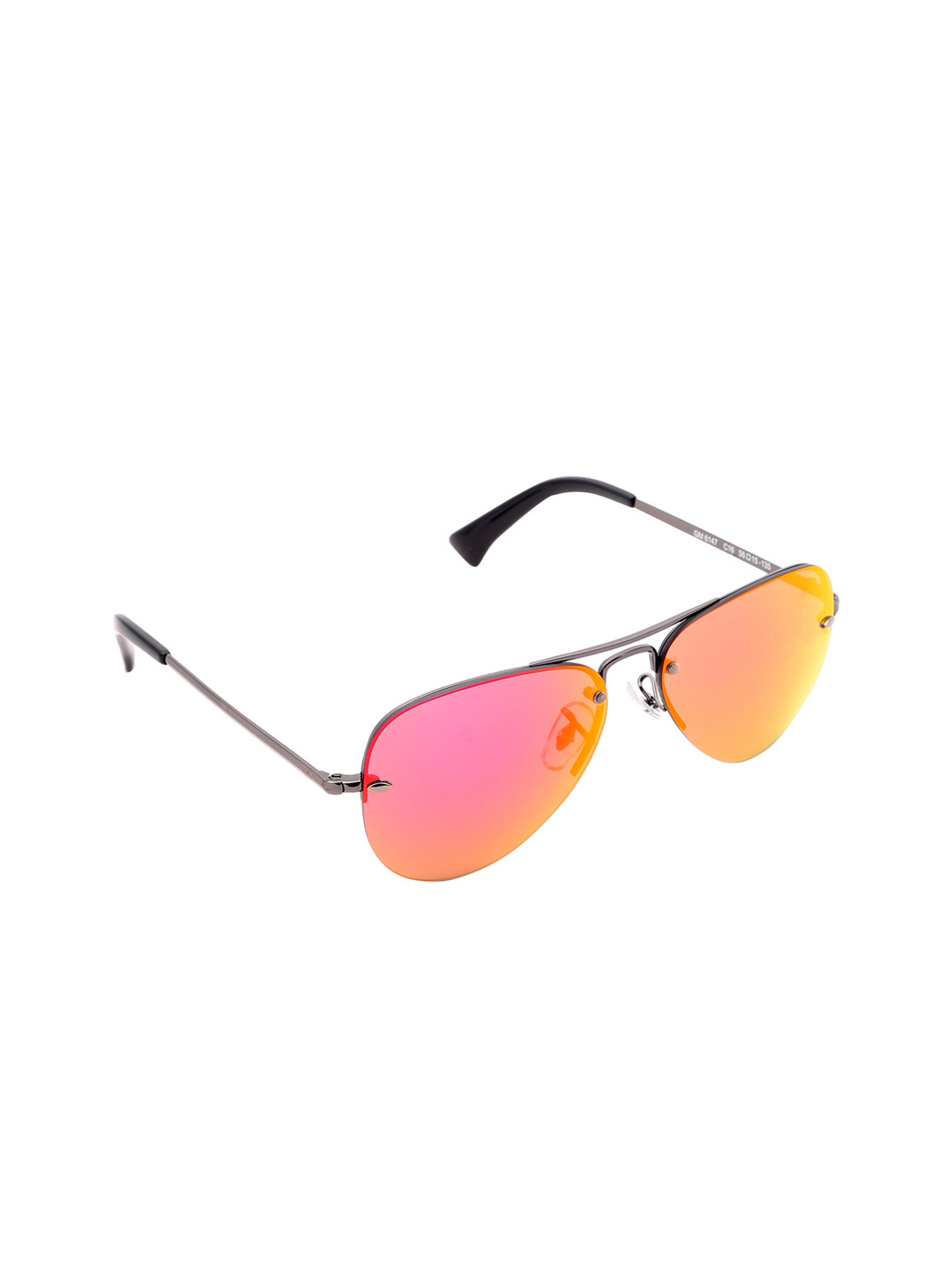 

GIO COLLECTION Men Aviator Sunglasses GM6147C16, Silver