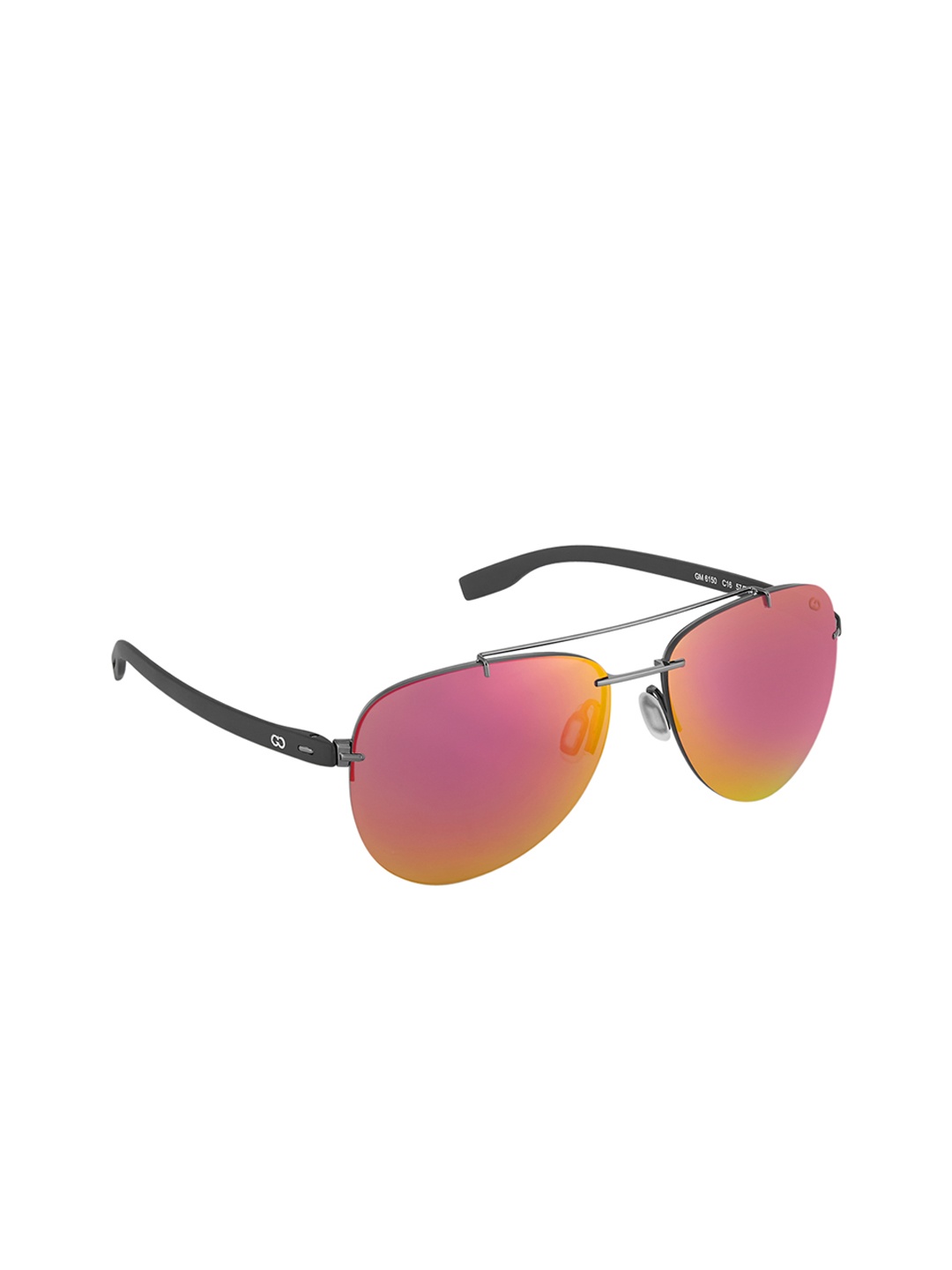

GIO COLLECTION Men Aviator Sunglasses GM6150C16, Grey