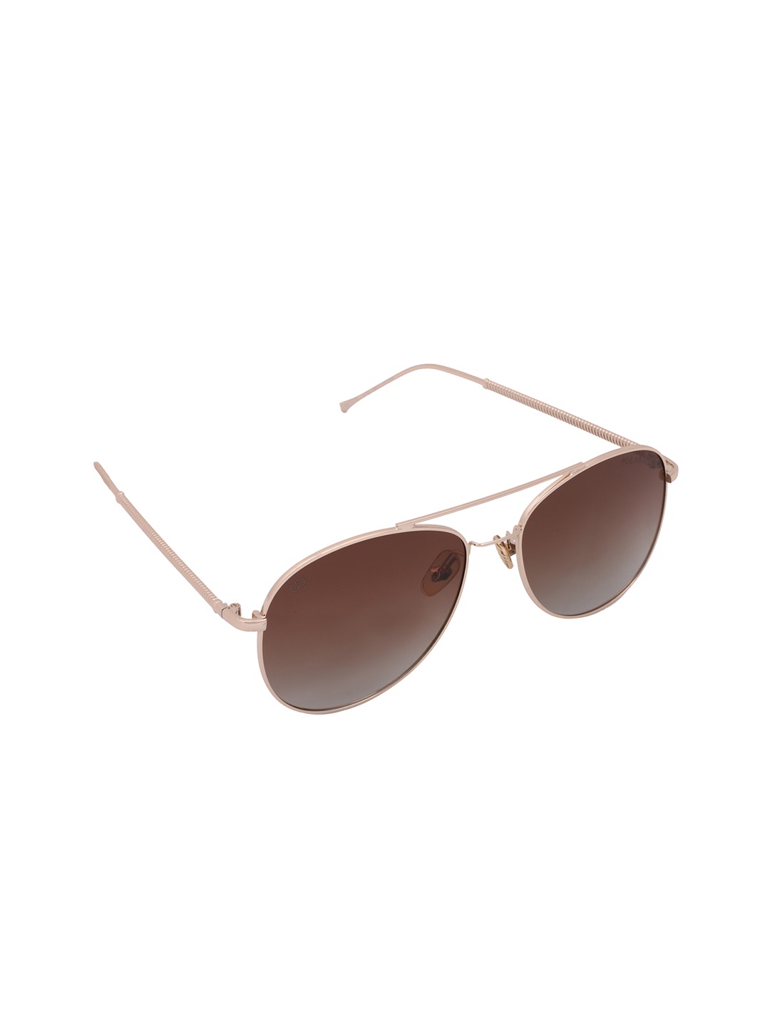 

GIO COLLECTION Men Aviator Sunglasses GM6119C10, Brown