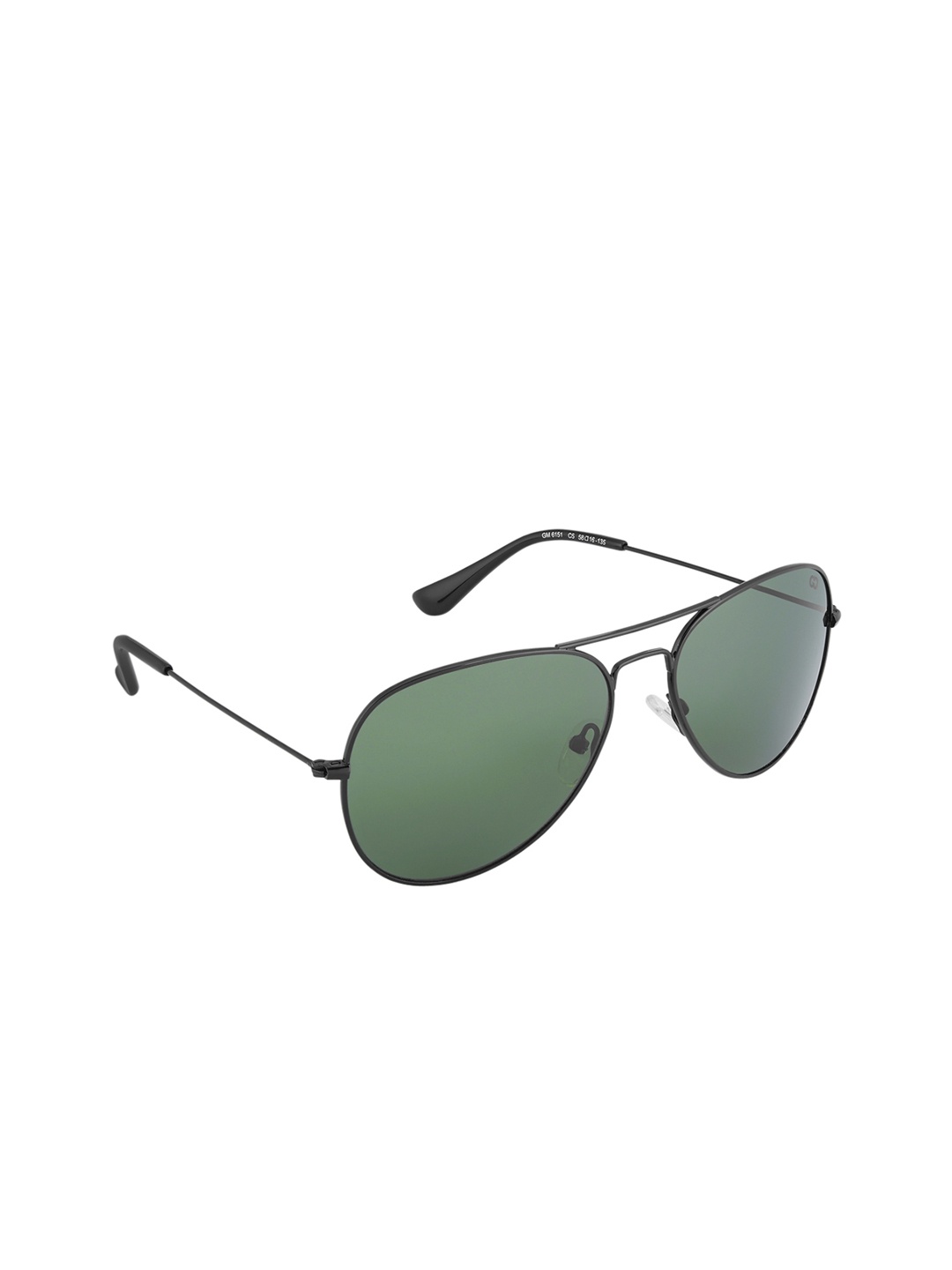 

GIO COLLECTION Men Green Aviator Sunglasses GM6151C05