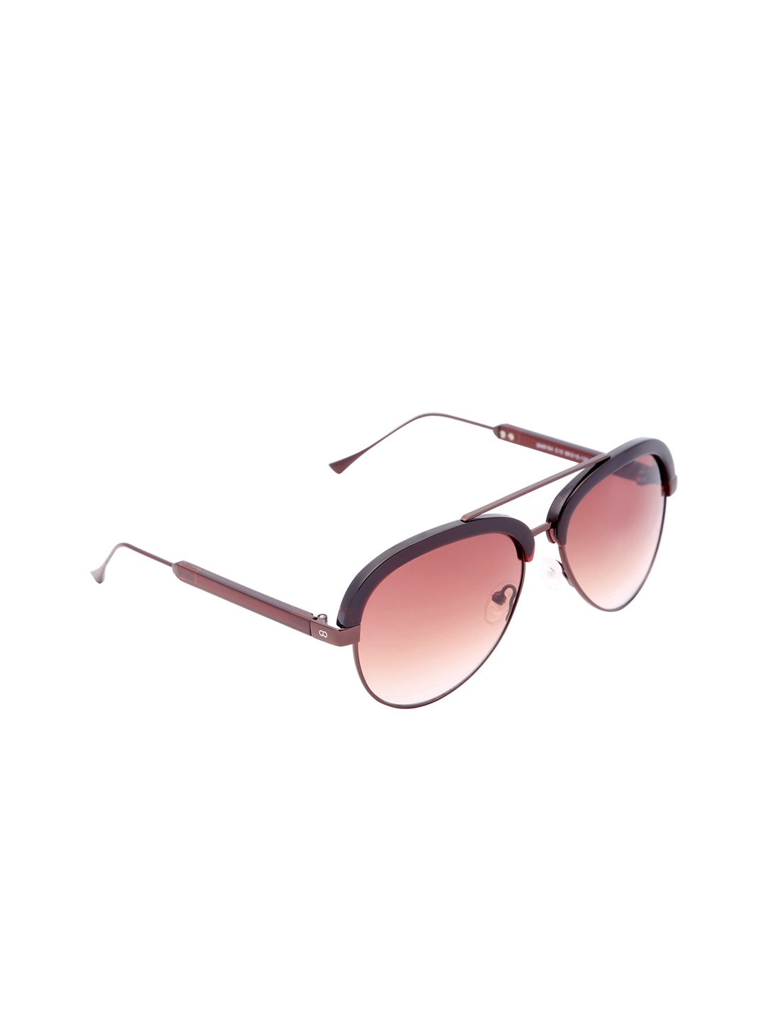

GIO COLLECTION Men Brown Browline Sunglasses GM6164C10