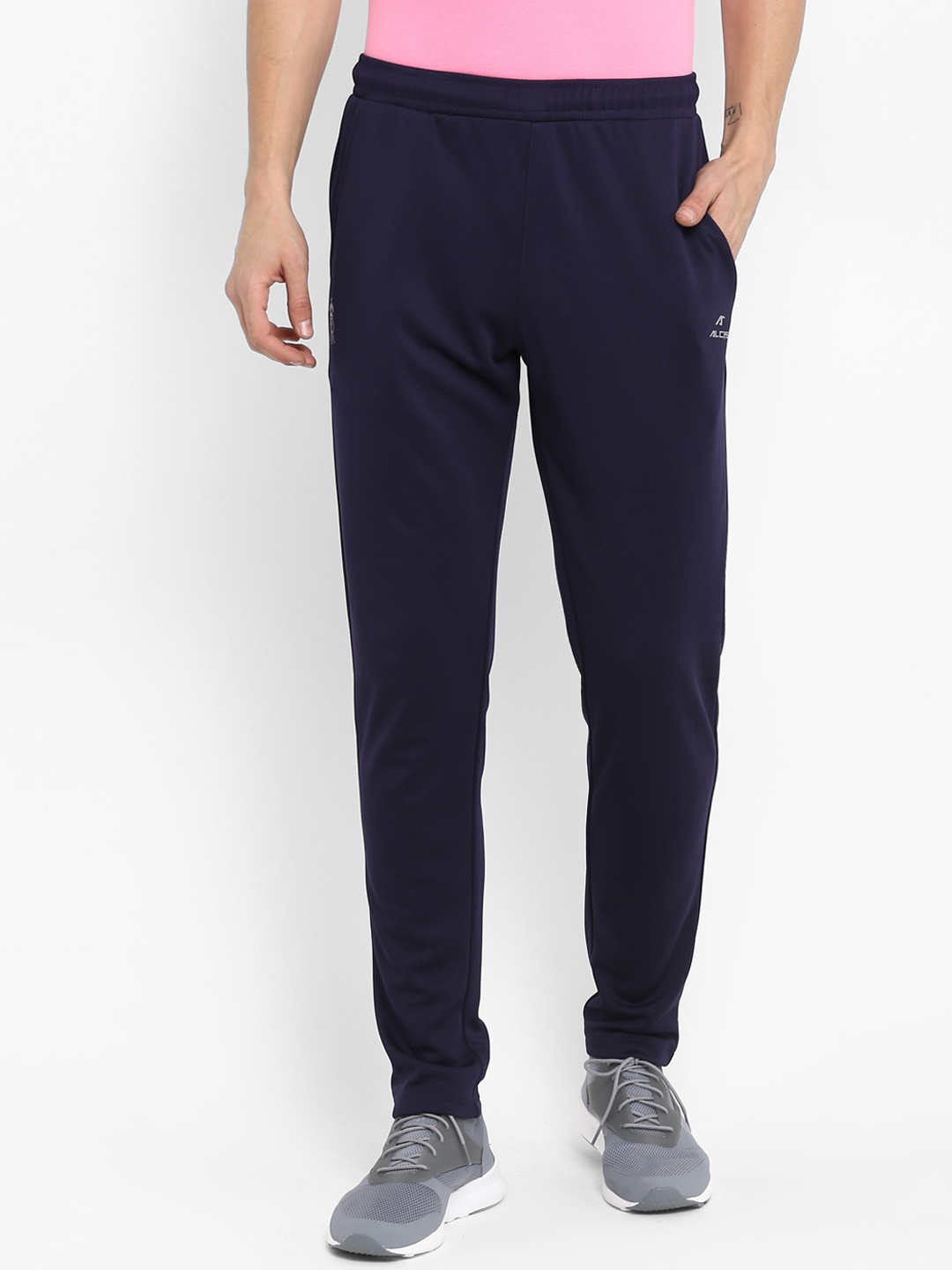

Alcis Men Rajasthan Royals Blue Solid Slim-Fit Trackpant